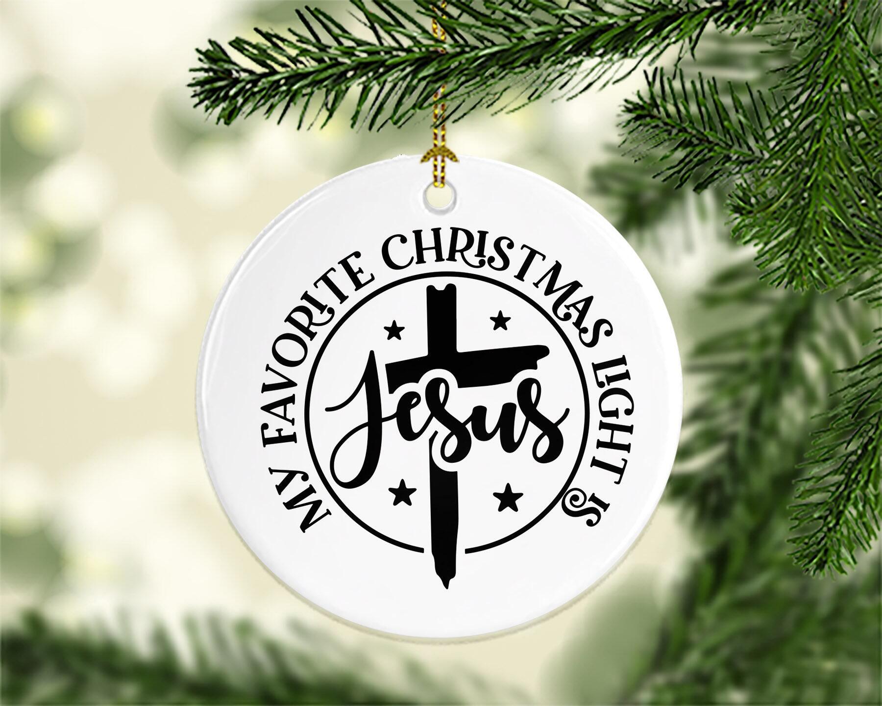 Holiday & Seasonal :: Christmas :: Jesus Christmas Ornament | Cross ...